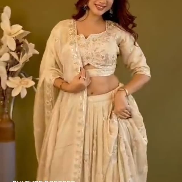 Ivory and silver Blouse