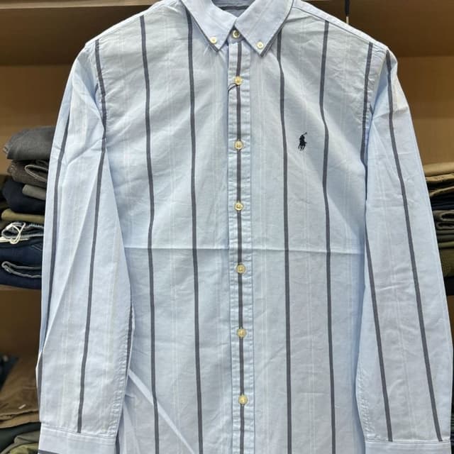 Light Blue and Charcoal Gray Shirt