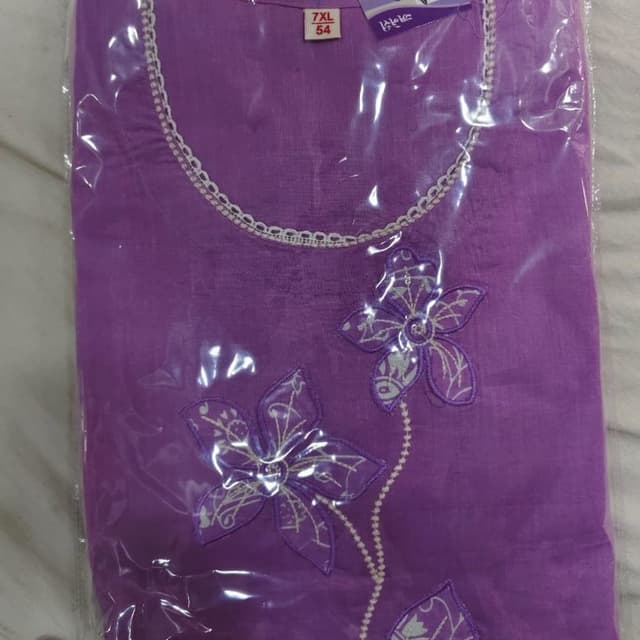 Purple with white accents Dress