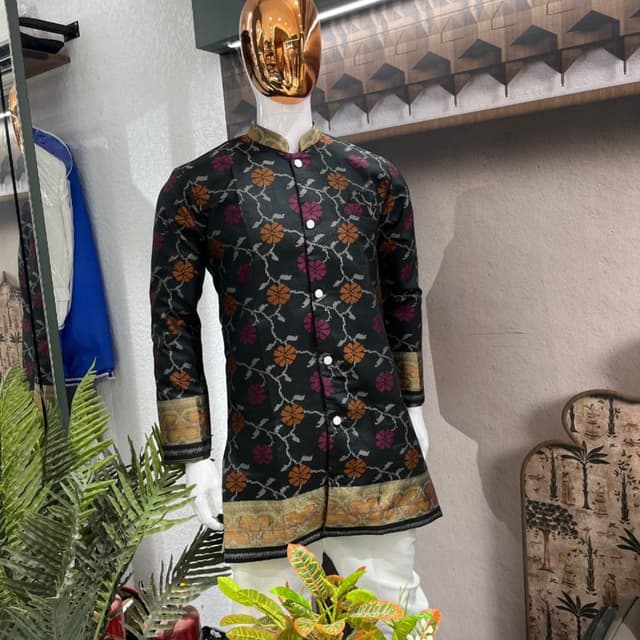 Black, Orange, Purple, Gold Jacket