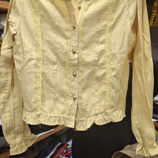 Light Yellow Top/Blouse
