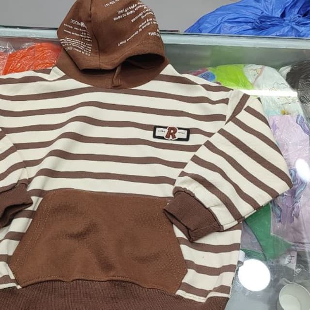 Brown and Cream Hoodie