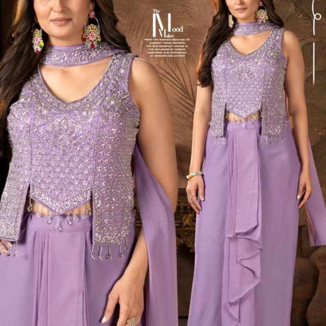 Lavender Purple Lehenga Choli