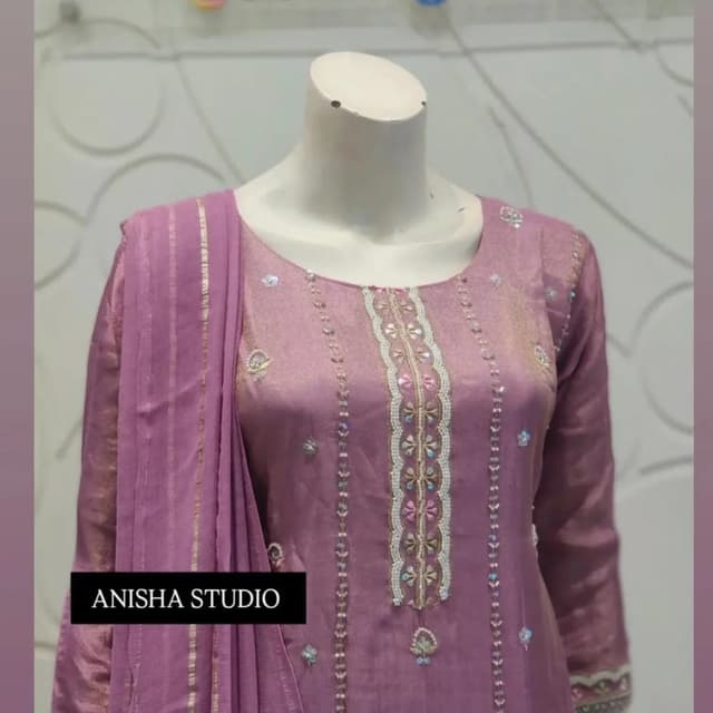 Lavender Kurta Set